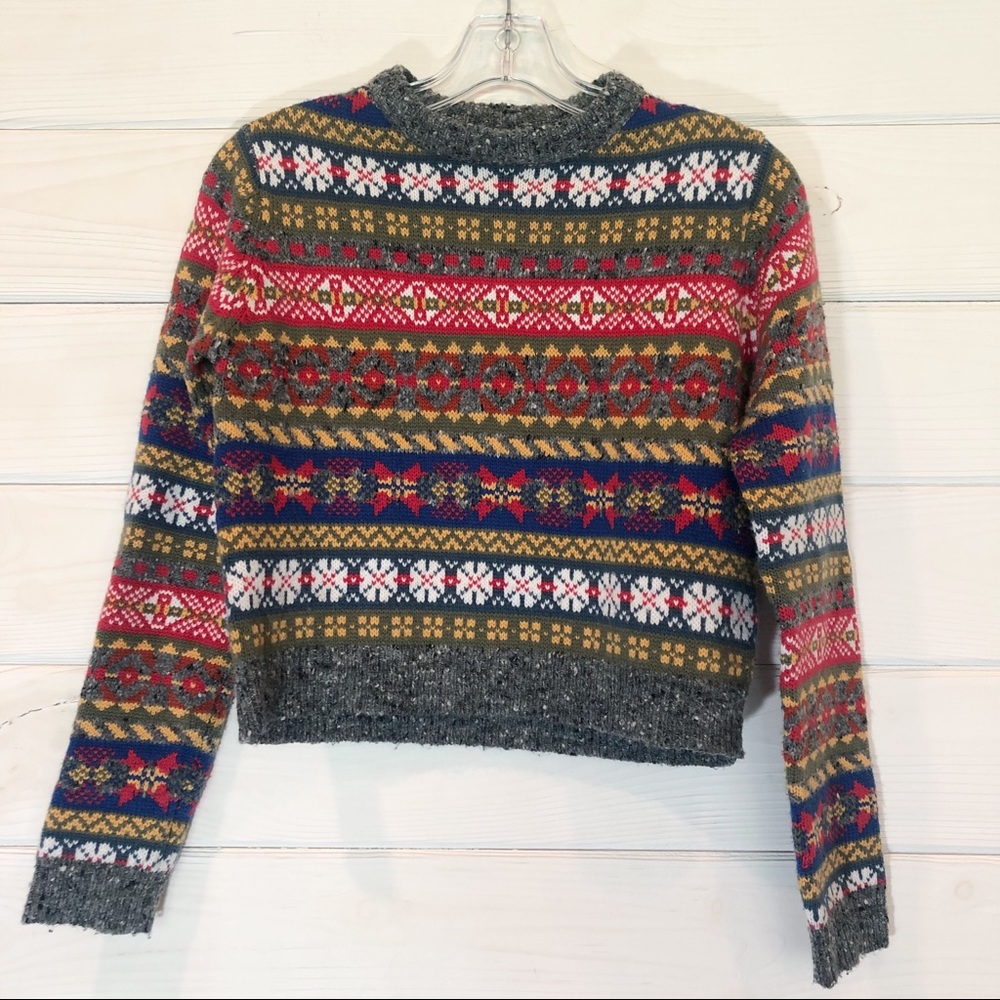 Zara Knit Long Sleeve Sweater